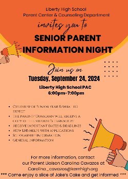 Senior Info Night